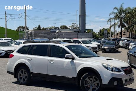 White 2013 Subaru Outback Wagon 2.0D Premium