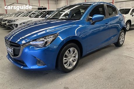 Blue 2016 Mazda 2 Hatchback Neo