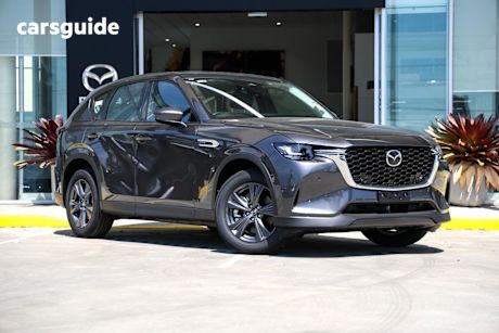 Grey 2025 Mazda CX-60 Wagon G40E Pure Hybrid