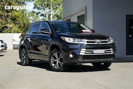 Black 2017 Toyota Kluger Wagon Gx (4X2)