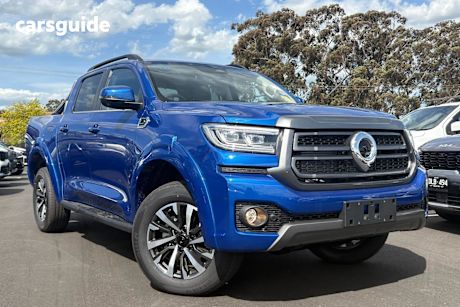 Blue 2025 GWM Cannon Dual Cab Utility Ultra (4X4)
