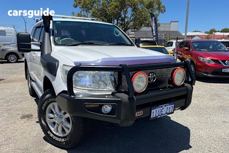 White 2012 Toyota Landcruiser Wagon Gxl (4X4)