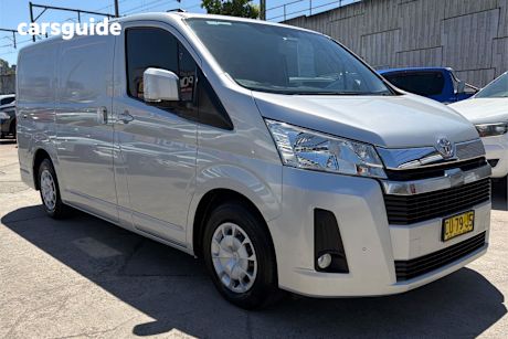Silver 2019 Toyota HiAce Van Lwb