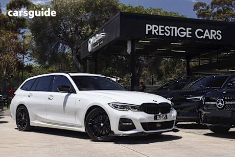 White 2020 BMW 330I Wagon Touring M Sport