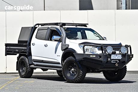 White 2013 Holden Colorado Crew Cab Pickup Lt (4X2)