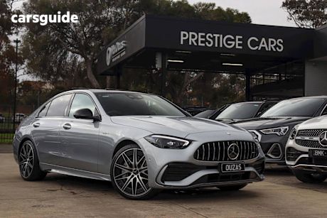 Silver 2024 Mercedes-Benz C43 Sedan 4Matic Mhev