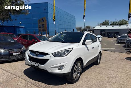 White 2015 Hyundai IX35 Wagon Highlander (Awd)