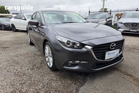 Grey 2017 Mazda 3 Sedan Sp25