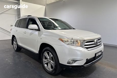 White 2012 Toyota Kluger Wagon Kx-S (4X4)