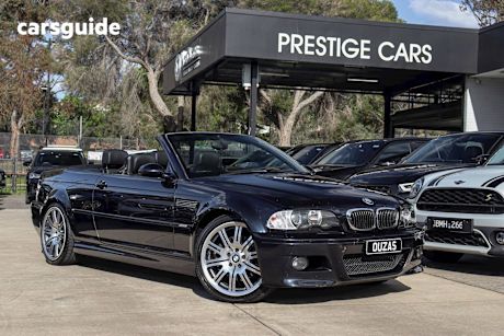 Blue 2004 BMW M3 Convertible