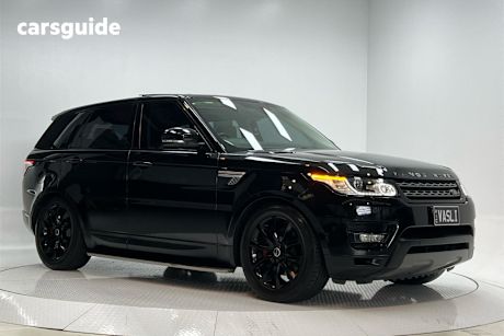 Black 2014 Land Rover Range Rover Sport SUV TDV6 SE 4X4