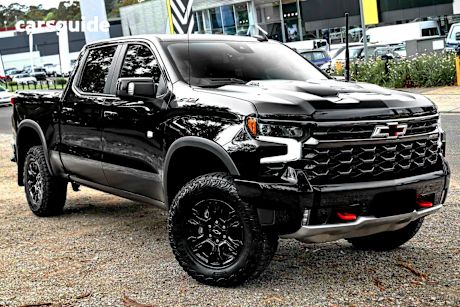 Black 2025 Chevrolet Silverado Crew Cab Pickup 1500 Zr2