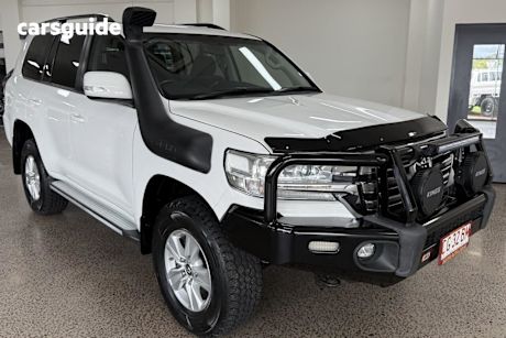 White 2018 Toyota Landcruiser Wagon Lc200 Gxl (4X4)