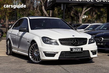 White 2013 Mercedes-Benz C63 Sedan Amg