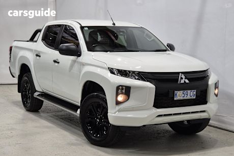 White 2021 Mitsubishi Triton Double Cab Pick Up Glx-R (4X4)