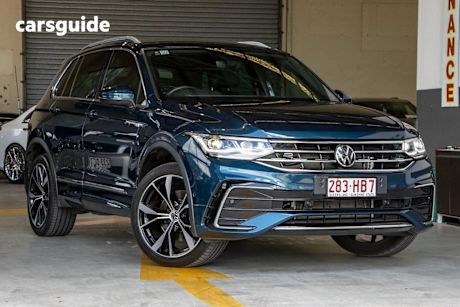Blue 2022 Volkswagen Tiguan Wagon 162Tsi R-Line