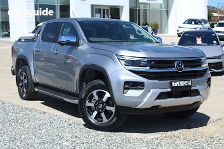 Silver 2024 Volkswagen Amarok Dual Cab Utility Style Tdi600 4Motion