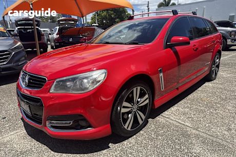 Red 2015 Holden Commodore Sportswagon Sv6 Storm