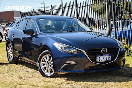 Blue 2014 Mazda 3 Sedan Maxx