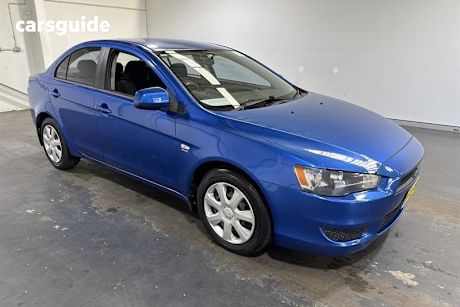 Blue 2011 Mitsubishi Lancer Sedan Es