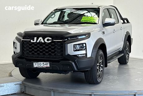 Silver 2024 JAC T9 UTE Dual Cab Pick-up Oasis (4X4)
