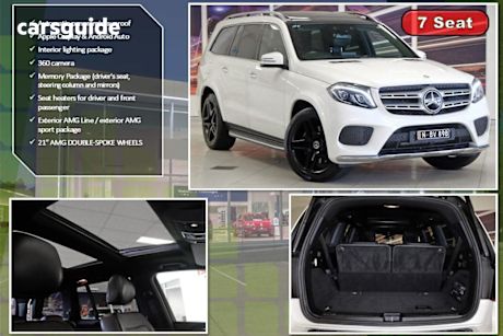 White 2017 Mercedes-Benz GLS350 Wagon D 4Matic