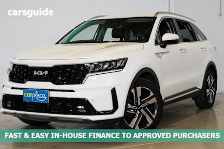 White 2023 Kia Sorento Wagon Sport+ 7 Seat
