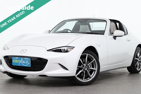White 2023 Mazda MX-5 Convertible G20 Rf Gt