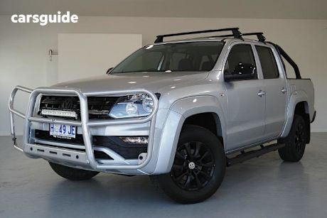Silver 2017 Volkswagen Amarok Dual Cab Utility Tdi420 Core Plus (4X4)