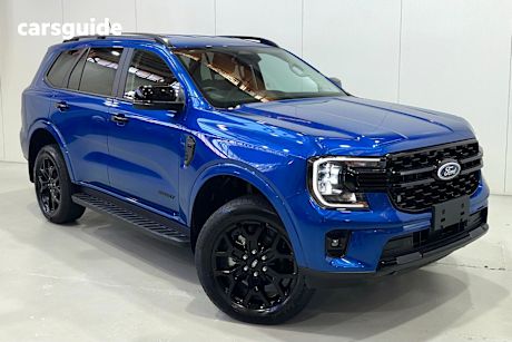 Blue 2024 Ford Everest Wagon Sport (4Wd)
