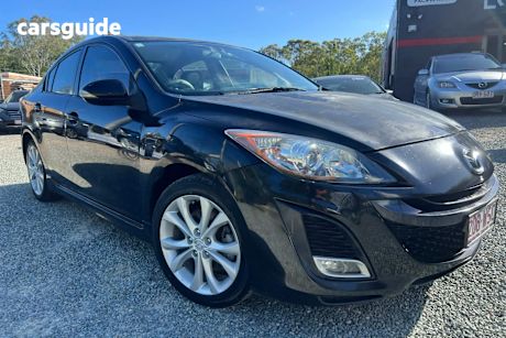 Black 2010 Mazda 3 Sedan Sp25
