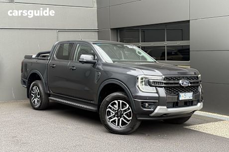 Grey 2022 Ford Ranger Double Cab Pick Up Sport 3.0 (4X4)