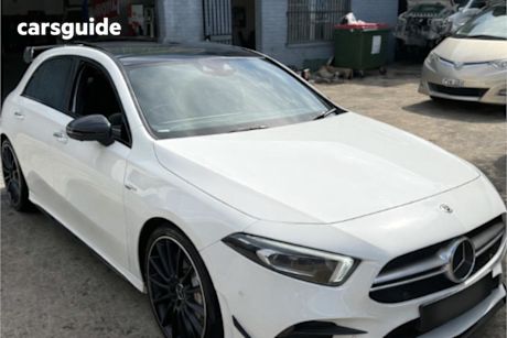 White 2020 Mercedes-Benz A35 Hatchback 4Matic