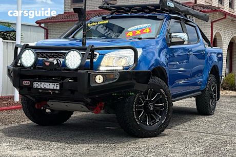 Blue 2015 Holden Colorado Crew Cab Pickup Ltz (4X4)