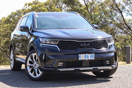 Black 2022 Kia Sorento Wagon Gt-Line 7 Seat