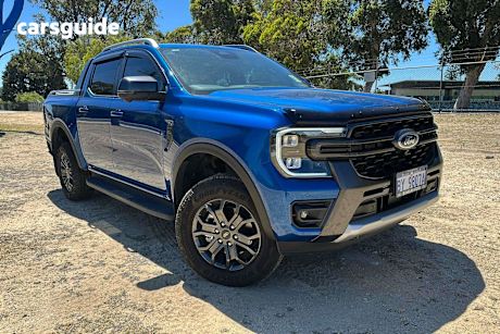 Blue 2024 Ford Ranger Double Cab Pick Up Wildtrak 3.0 (4X4)