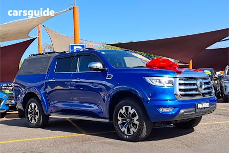 Blue 2021 GWM UTE Dual Cab Utility Cannon-L (4X4)