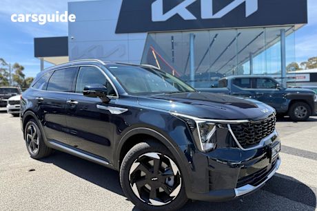 Blue 2025 Kia Sorento Wagon Sport+ 7 Seat