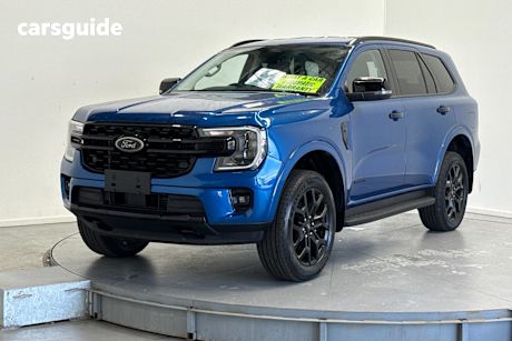 Blue 2023 Ford Everest Wagon Sport (4Wd)