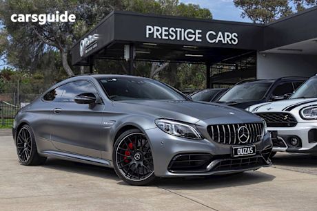 Grey 2021 Mercedes-Benz C63 Coupe S