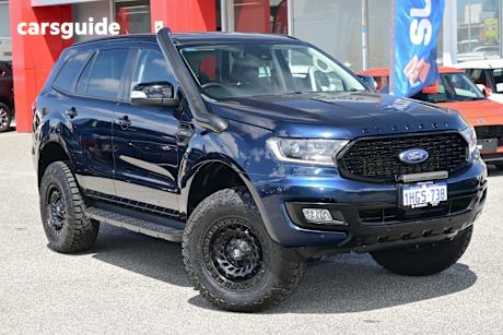 Blue 2021 Ford Everest Wagon Sport (4Wd)