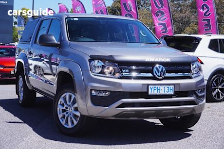 Beige 2021 Volkswagen Amarok Dual Cab Utility Tdi550 V6 Core 4Motion