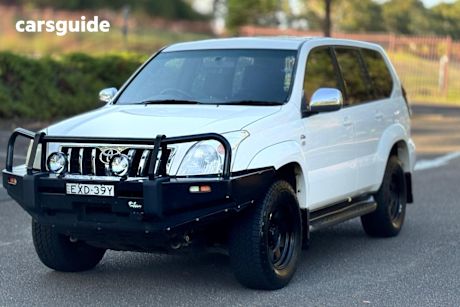 White 2009 Toyota Landcruiser Prado Wagon Gx (4X4)