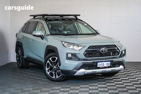 Green 2021 Toyota RAV4 Wagon Edge (Awd)