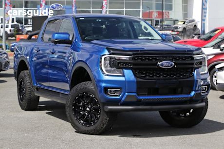 Blue 2023 Ford Ranger Double Cab Chassis Xlt 3.0 (4X4)