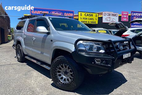Silver 2015 Volkswagen Amarok Dual Cab Utility Tdi400 Highline (4X4)