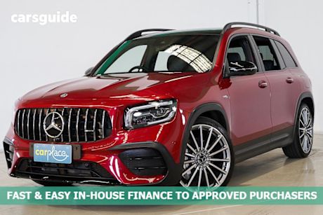 Red 2021 Mercedes-Benz GLB35 Wagon 4Matic