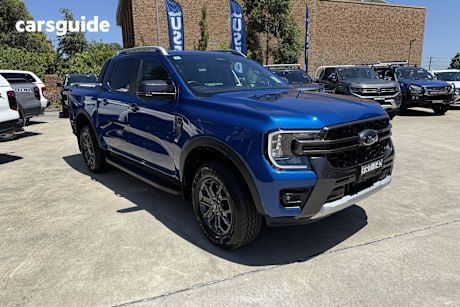 Blue 2025 Ford Ranger Double Cab Pick Up Wildtrak 3.0 (4X4)