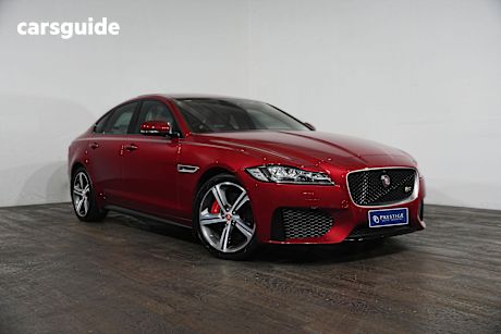 Red 2016 Jaguar XF Sedan 30D S