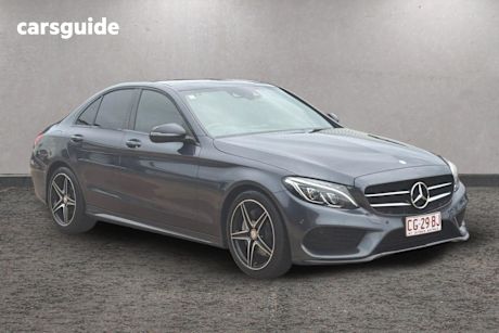 Grey 2016 Mercedes-Benz C200 Sedan